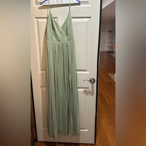 Azazie Dusty Sage Bridesmaid Dress
